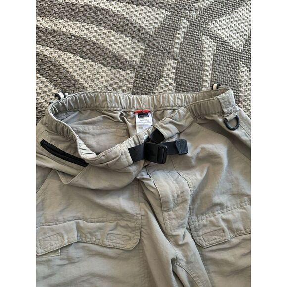 The North Face Pants Mens MED Long Tan‎ Cargo Convertible Hiking Outdoor Nylon - Picture 7 of 11